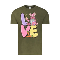 Vintage Olive love easter gnome Vintage Tee - MaliasSmallBusiness