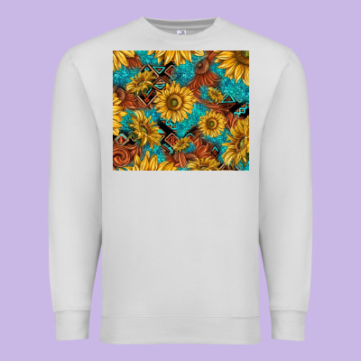 Rustic Sunflowers Premium Sweatshirt Designed By Tumblerdesignbyshophia