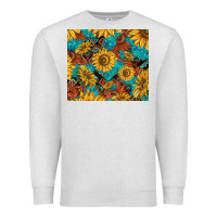 Oatmeal Heather rustic sunflowers Premium Sweatshirt - TumblerDesignByShophia