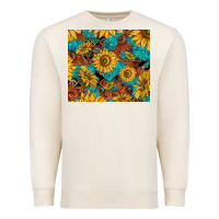 Sandshell rustic sunflowers Premium Sweatshirt - TumblerDesignByShophia