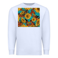White rustic sunflowers Premium Sweatshirt - TumblerDesignByShophia