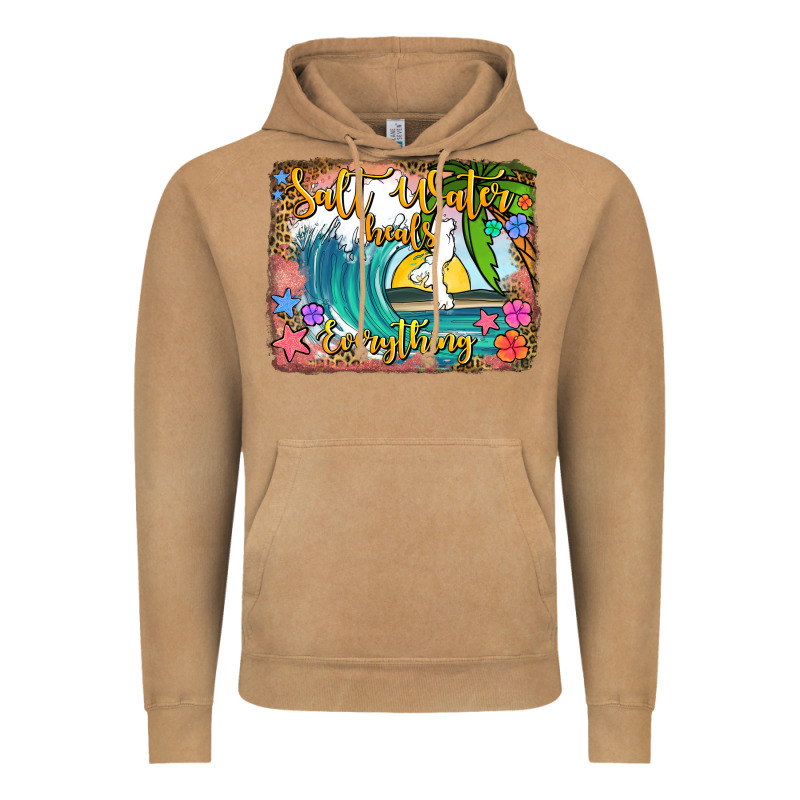 Salt Water Heals Everything Vintage Hoodie by Jasminsmagicworld | Teevron