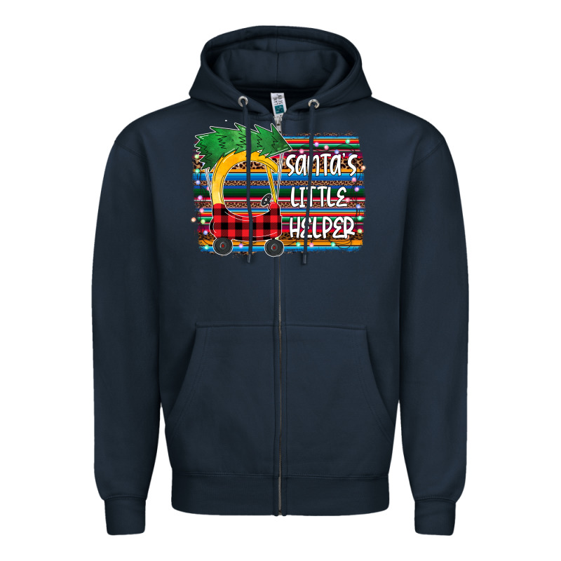 Santa Little Helper Zipper Hoodie by Bettercallsaul | Teevron
