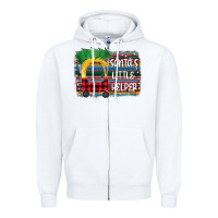 White santa little helper Zipper Hoodie - Bettercallsaul