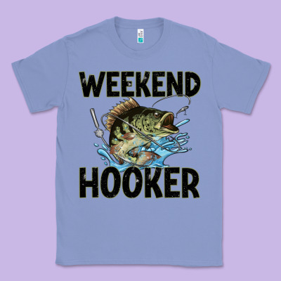 Weekend Hooker Classic Tee Designed By Jahusdesignshop