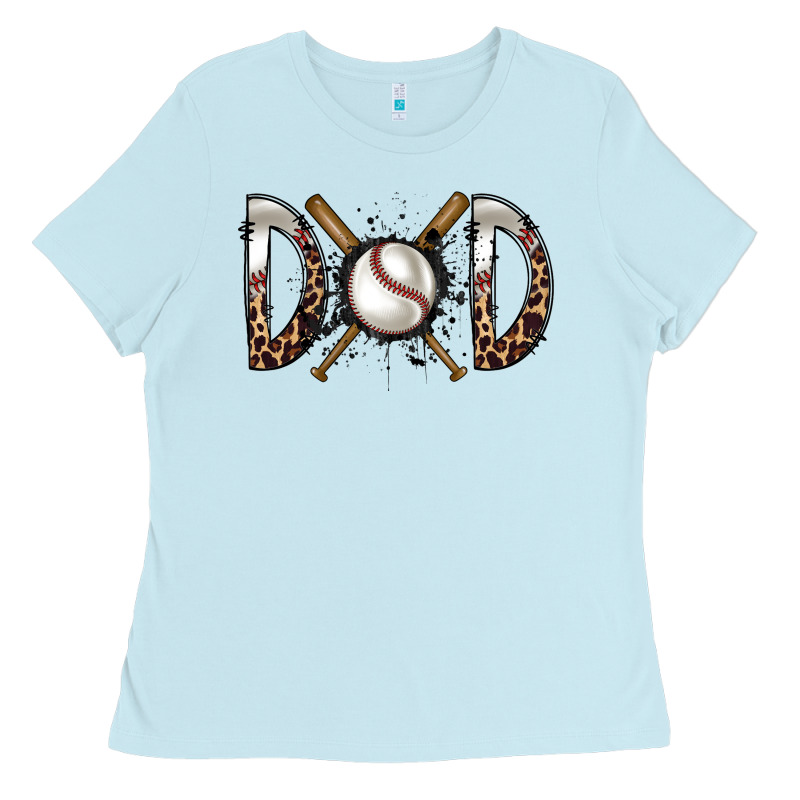 Dad Baseball Ladies Tee by RacoonDesign | Teevron