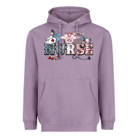 Lavender American Nurse 4th of july Heavyweight Hoodie - HowdyJamesFarm