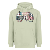 Matcha American Nurse 4th of july Heavyweight Hoodie - HowdyJamesFarm