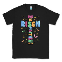 Black he is risen cross Classic Tee - MaliasSmallBusiness
