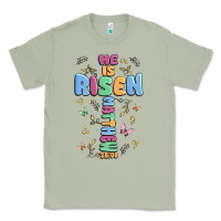 Matcha he is risen cross Classic Tee - MaliasSmallBusiness