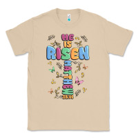 Mushroom he is risen cross Classic Tee - MaliasSmallBusiness