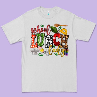 School Lunch Lady Premium Tee Designed By Adodesignshop