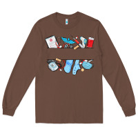 Chestnut custom name nurse Long Sleeve Tee - MaliasSmallBusiness