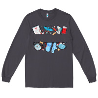Smoke custom name nurse Long Sleeve Tee - MaliasSmallBusiness