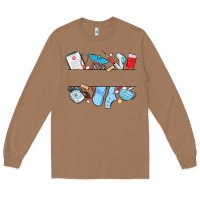 Toasted Coconut custom name nurse Long Sleeve Tee - MaliasSmallBusiness