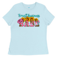 Baby Blue small business babe Ladies Tee - HRA Design Shop