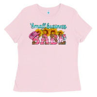 Bubblegum Pink small business babe Ladies Tee - HRA Design Shop