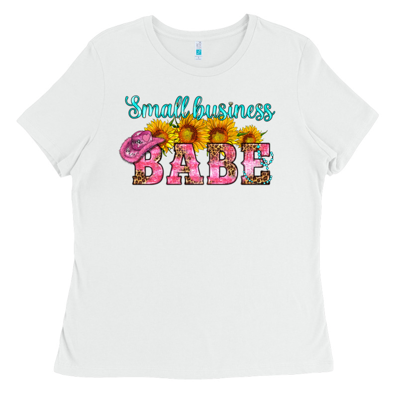 Small Business Babe Ladies Tee by HRA Design Shop | Teevron