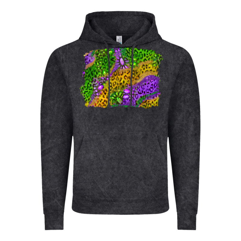 Leopard Gemstone Mardi Gras Vintage Hoodie by RanaPortraitStore | Teevron