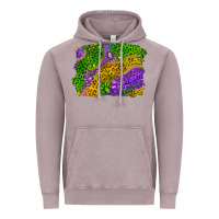 Vintage Zinc Leopard Gemstone Mardi Gras Vintage Hoodie - RanaPortraitStore