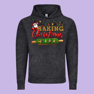 Baking Christmas Cheer Vintage Hoodie Designed By Nancycooperartshop