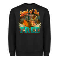 Black land of the free Heavyweight Sweatshirt - NancyCooperArtShop