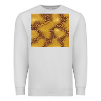 Dove Grey gold glitter with leopard pattern Premium Sweatshirt - TumblerDesignByShophia