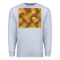 Heather Grey gold glitter with leopard pattern Premium Sweatshirt - TumblerDesignByShophia