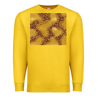 Lemon gold glitter with leopard pattern Premium Sweatshirt - TumblerDesignByShophia