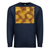 Navy gold glitter with leopard pattern Premium Sweatshirt - TumblerDesignByShophia