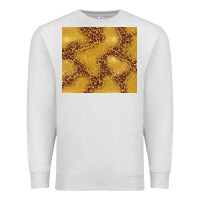 Oatmeal Heather gold glitter with leopard pattern Premium Sweatshirt - TumblerDesignByShophia