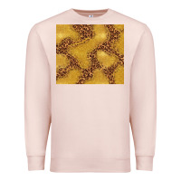 Pale Pink gold glitter with leopard pattern Premium Sweatshirt - TumblerDesignByShophia