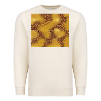 Sandshell gold glitter with leopard pattern Premium Sweatshirt - TumblerDesignByShophia