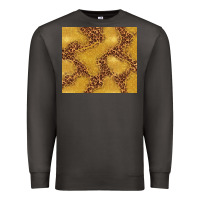 Smoke gold glitter with leopard pattern Premium Sweatshirt - TumblerDesignByShophia