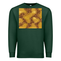 Sports Green gold glitter with leopard pattern Premium Sweatshirt - TumblerDesignByShophia