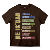 Chocolate Brown bible verses Heavy Core Tee - JahusDesignShop