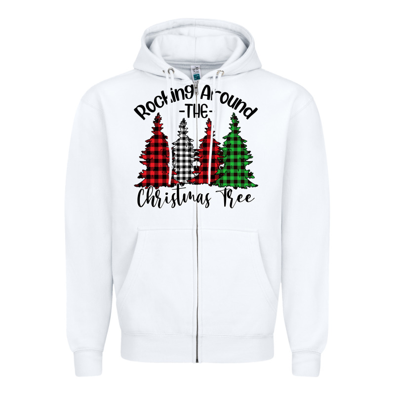 Rocking Around The Christmas Tree Zipper Hoodie by Bettercallsaul | Teevron