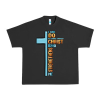 Pigment Black i can do all things through christ who strengthens Urban Heavy Tee - MaliasSmallBusiness
