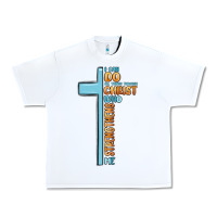 White i can do all things through christ who strengthens Urban Heavy Tee - MaliasSmallBusiness