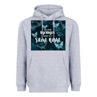Heather Grey all this mama want is a silent night Heavyweight Hoodie - TumblerDesignByShophia