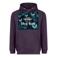 Plum all this mama want is a silent night Heavyweight Hoodie - TumblerDesignByShophia