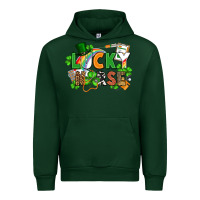 Forest Green lucky nurse St. Patrick's Day Urban Hoodie - FaDigitalArtStudio