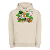Pigment French Oak lucky nurse St. Patrick's Day Urban Hoodie - FaDigitalArtStudio