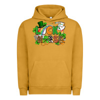 Pigment Peanut Butter lucky nurse St. Patrick's Day Urban Hoodie - FaDigitalArtStudio