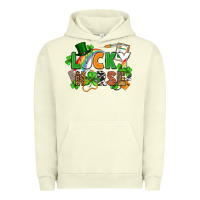 Pigment Pistachio lucky nurse St. Patrick's Day Urban Hoodie - FaDigitalArtStudio