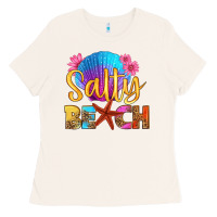 Bone salty beach Ladies Tee - HRA Design Shop