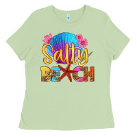 Matcha salty beach Ladies Tee - HRA Design Shop