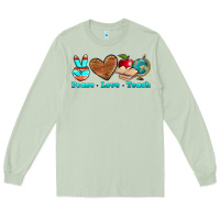 Matcha peace love teach Long Sleeve Tee - NancyCooperArtShop