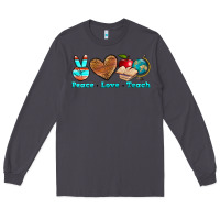 Smoke peace love teach Long Sleeve Tee - NancyCooperArtShop