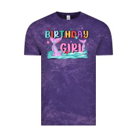 Cloud Purple birthday girl Vintage Tee - MaliasSmallBusiness